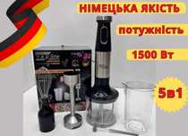 Немецкий погружной блендер Zepline ZP-143 5в1, 1500 Вт — универсальный