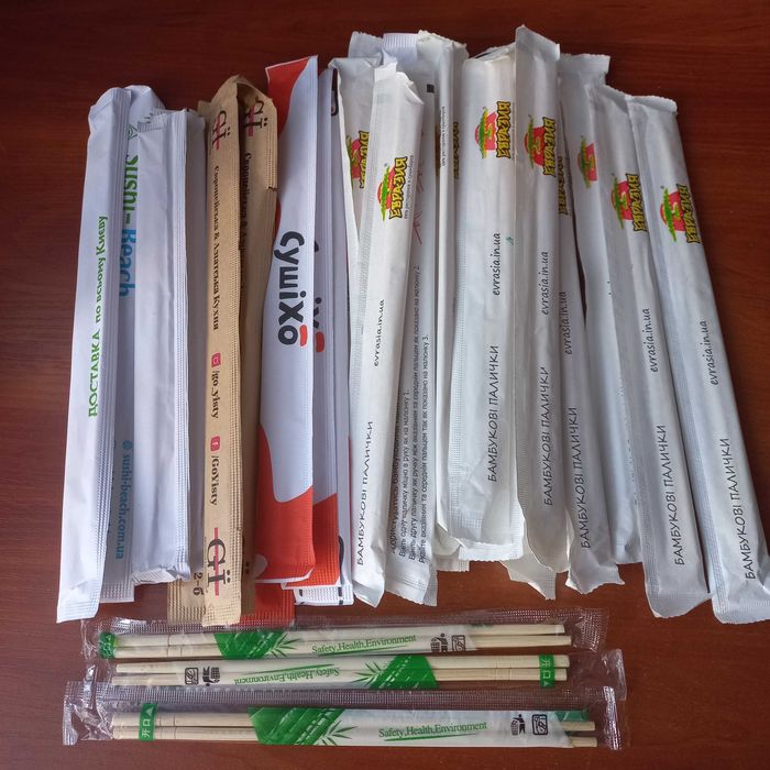 Палочки бамбуковые. Палочки для суши.