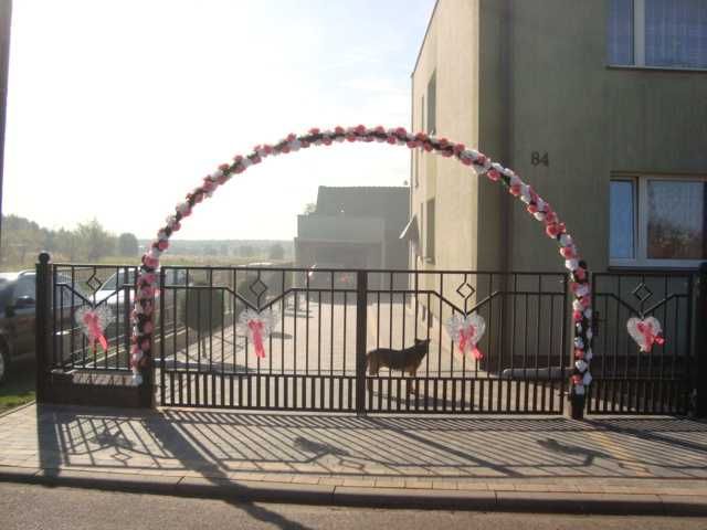 Korona weselna na bramę