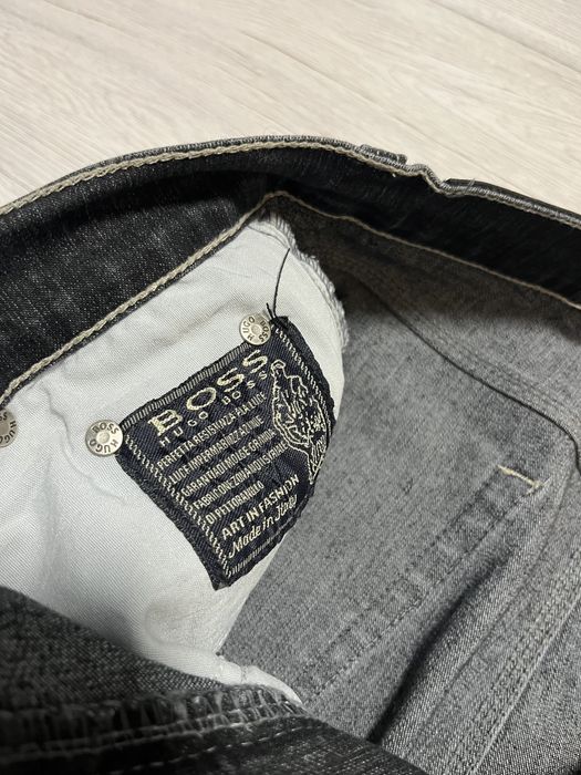 Чоловічі чорні класичні джинси Hugo Boss vintage