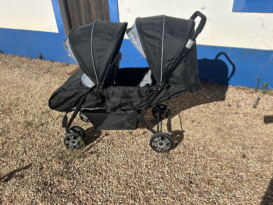 Carrinho de gemeos dobravel