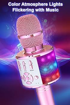 BONAOK Bezprzewodowy mikrofon do karaoke