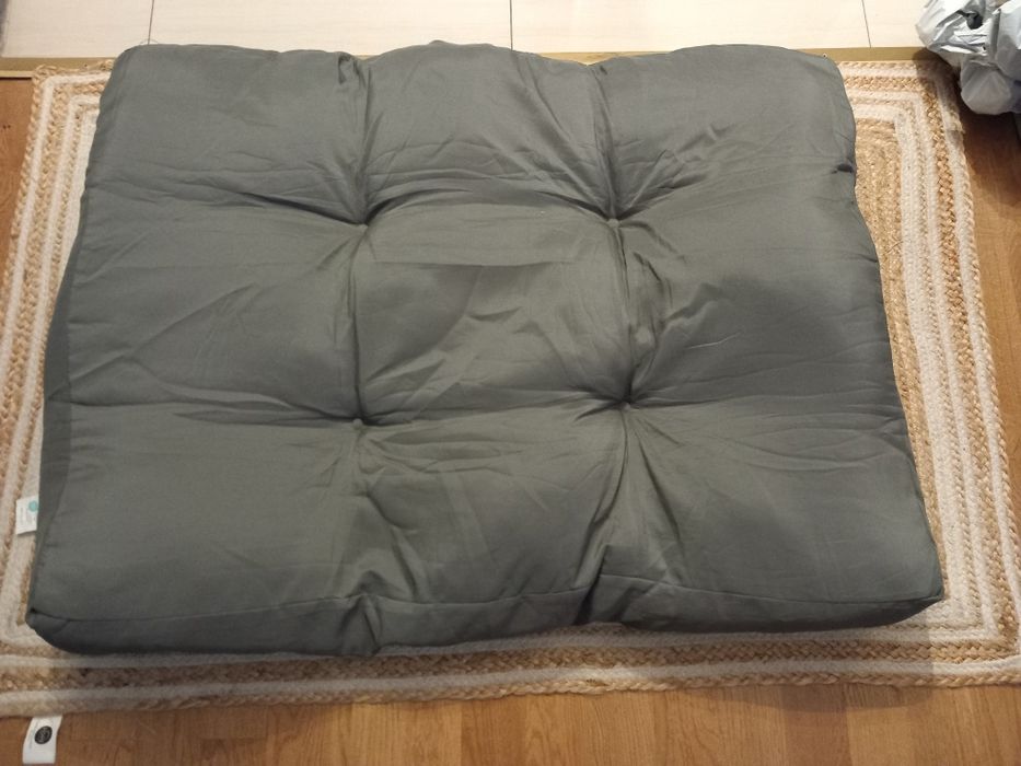 BEDSURE legowisko dla psa ortopedyczne szare 91x68 cm