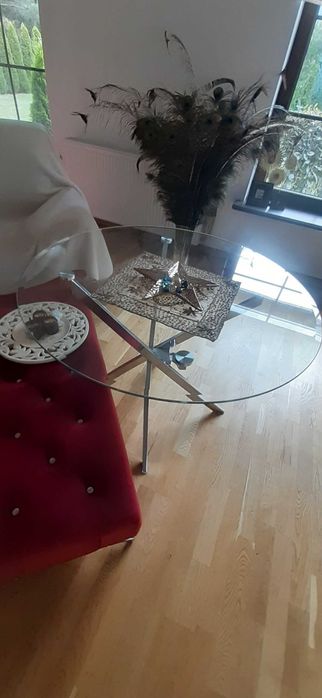 Stół szklany Glamour 100cm