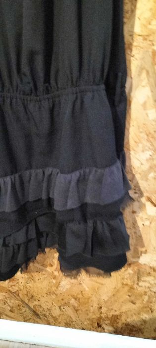 Vestido preto de cava