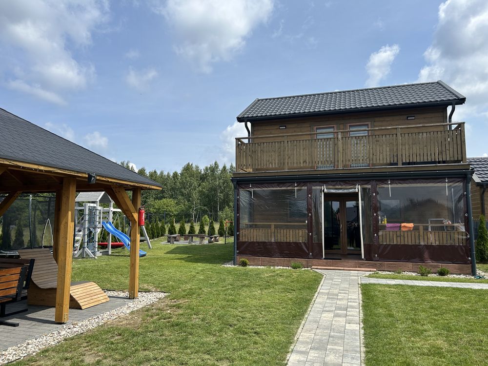 Domki Western House Fuleda Sauna Jacuzzi Kominek