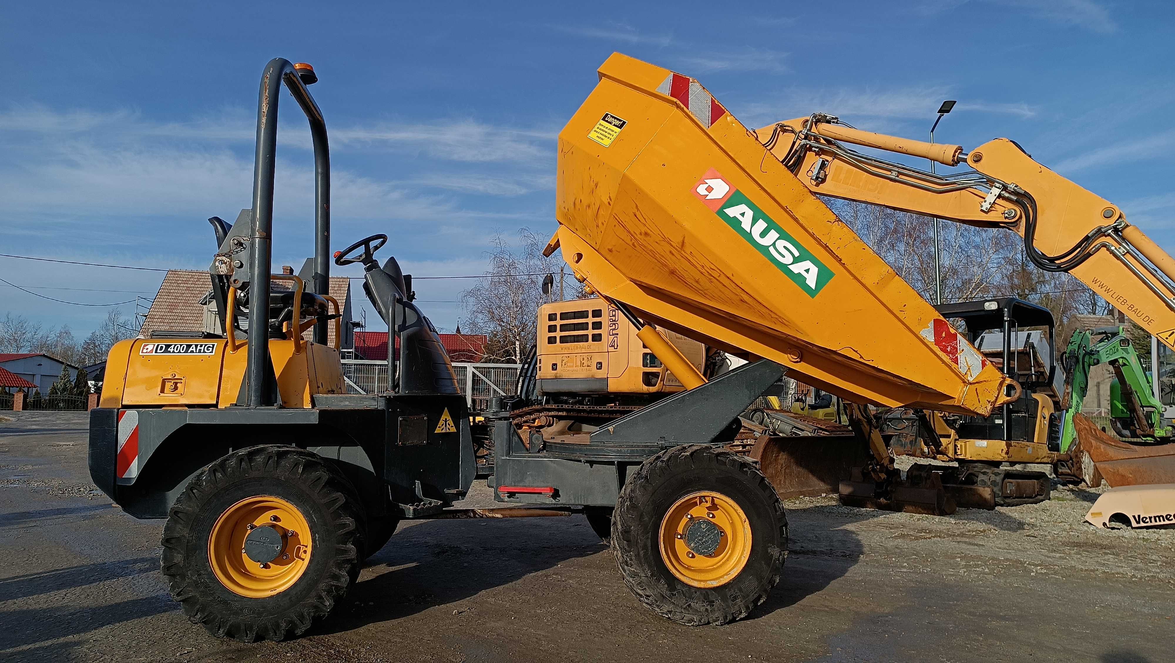 Wozidło Obrotowe AUSA D 400 AHG / 4T / 13r| D 350 terex ta Barford sxr