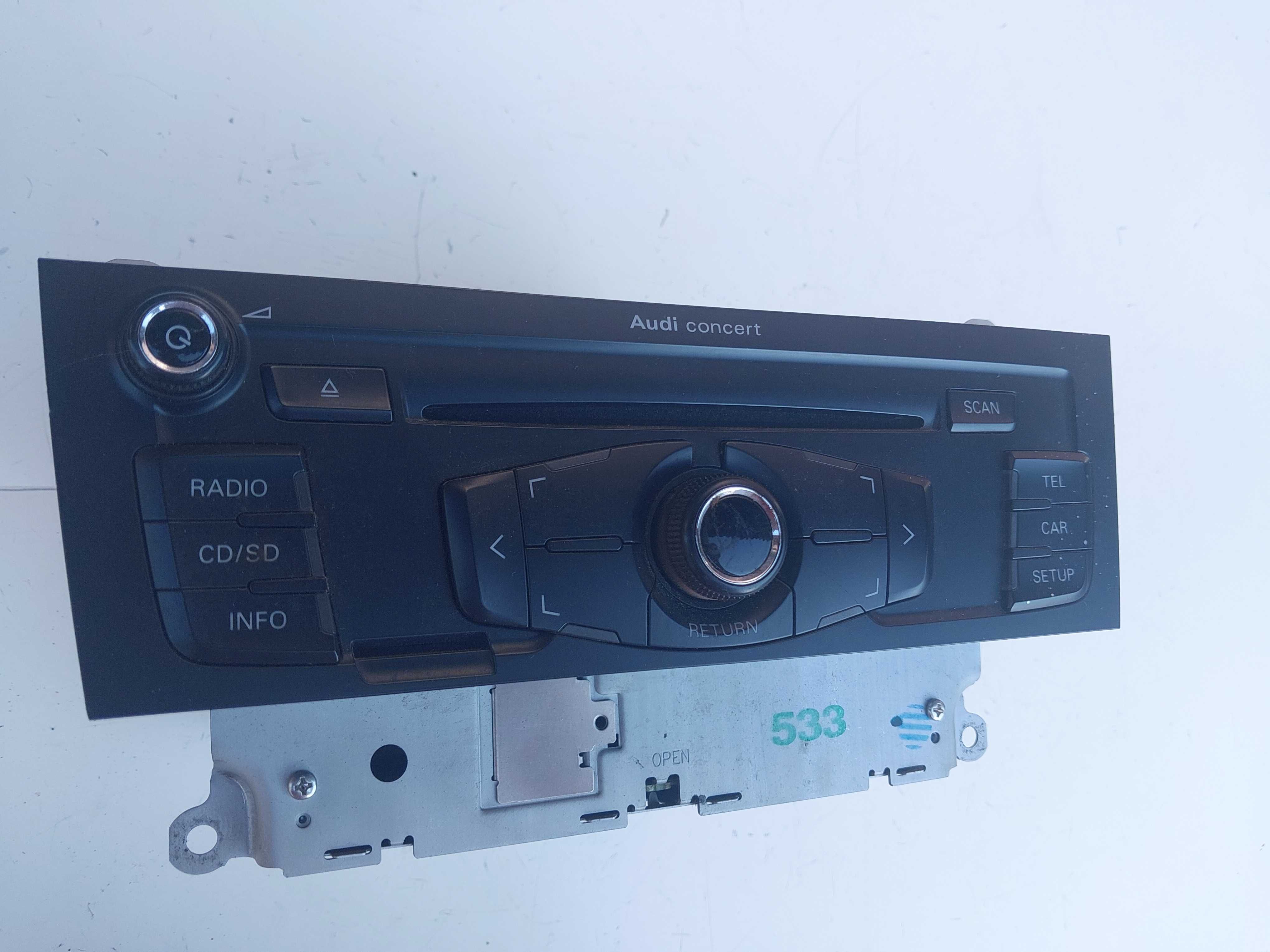 Radio Audi a4 b8 8T2,035,186B A5 Oryginał WYSYŁKA