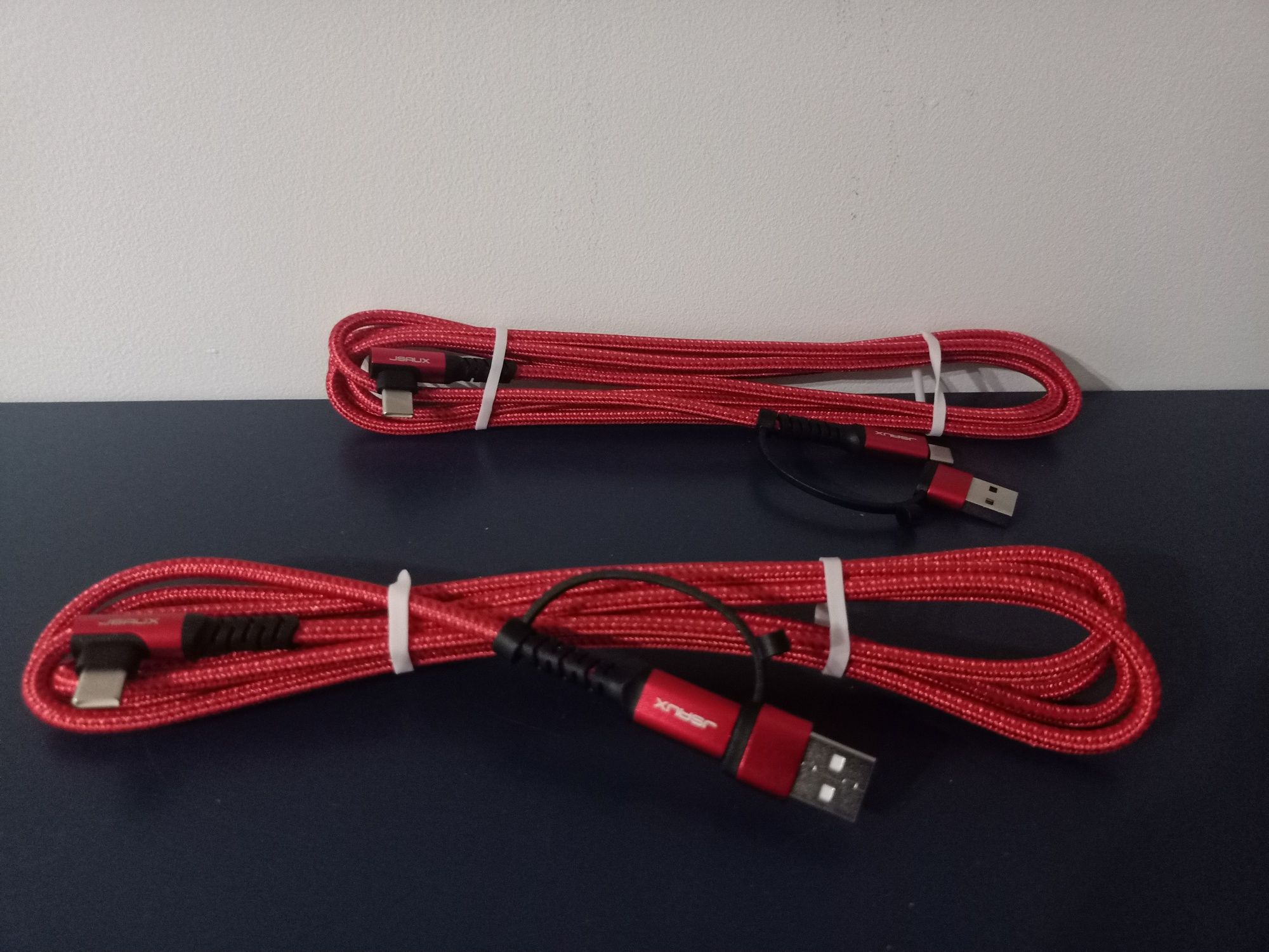 100 W kabel ładujący USB C jasaux 3 in 1 cc0052 kompet 2szt po 2 m