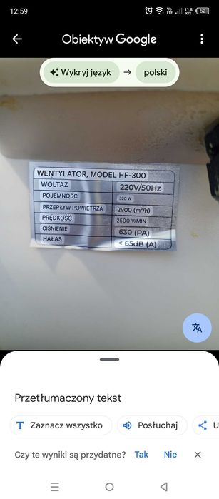 Okap.stół.wentylator gastronomia