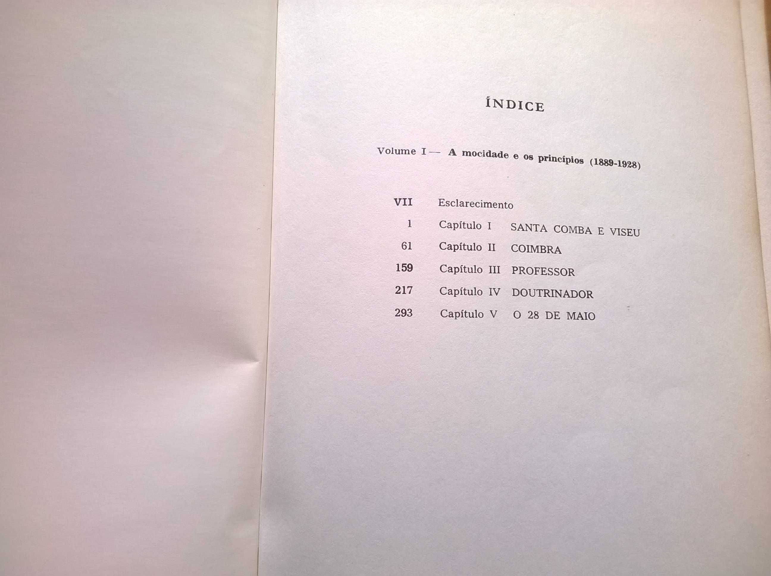 Salazar (vol 1) A Mocidade e os Princípios - Franco Nogueira