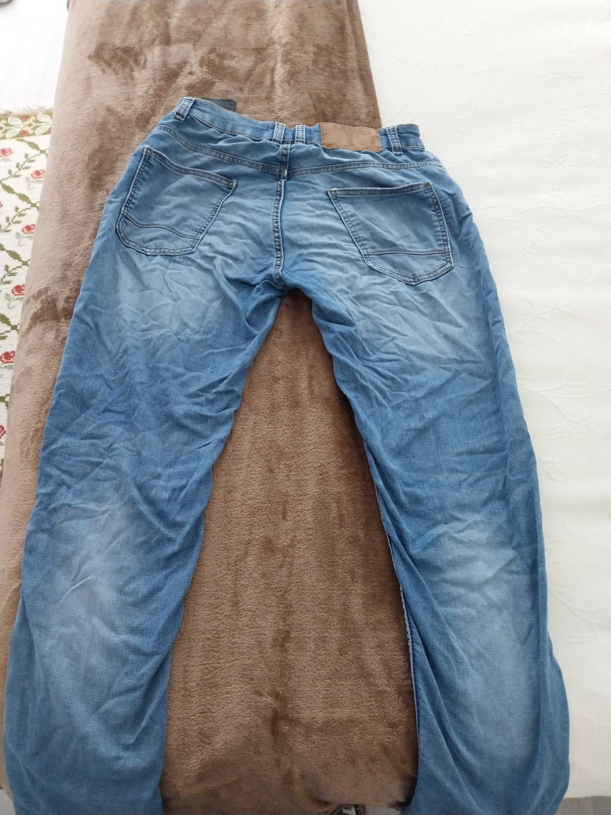 Calças de Ganga Zara - Azul - Tamanho 38