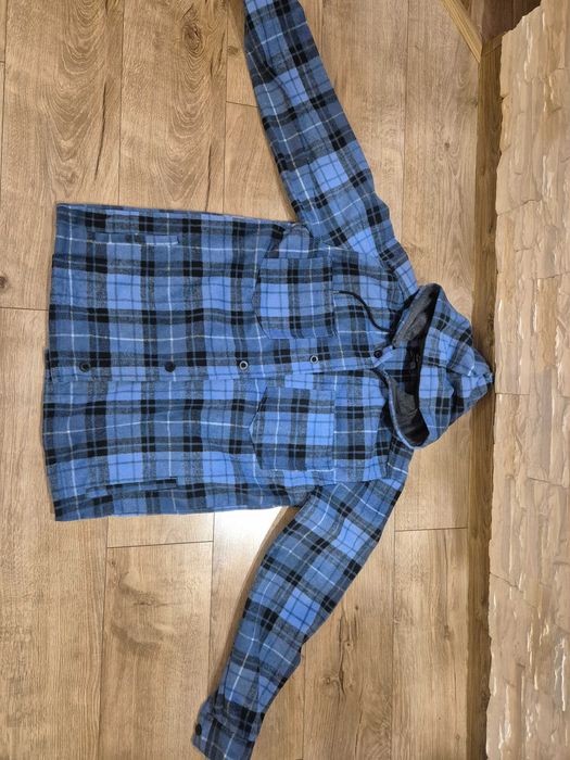 Koszula w krate ocieplana.