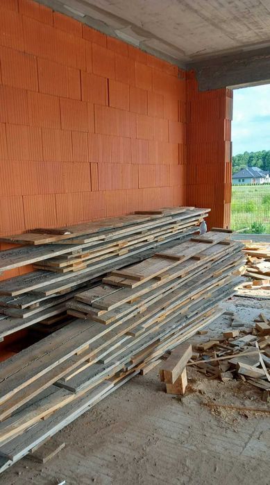Deski szalunkowe suche ,czystke po jednej budowie