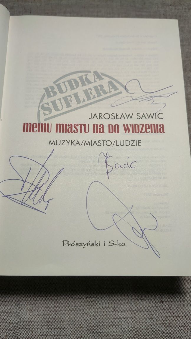 Budka Suflera Autografy Jarosław Sawic