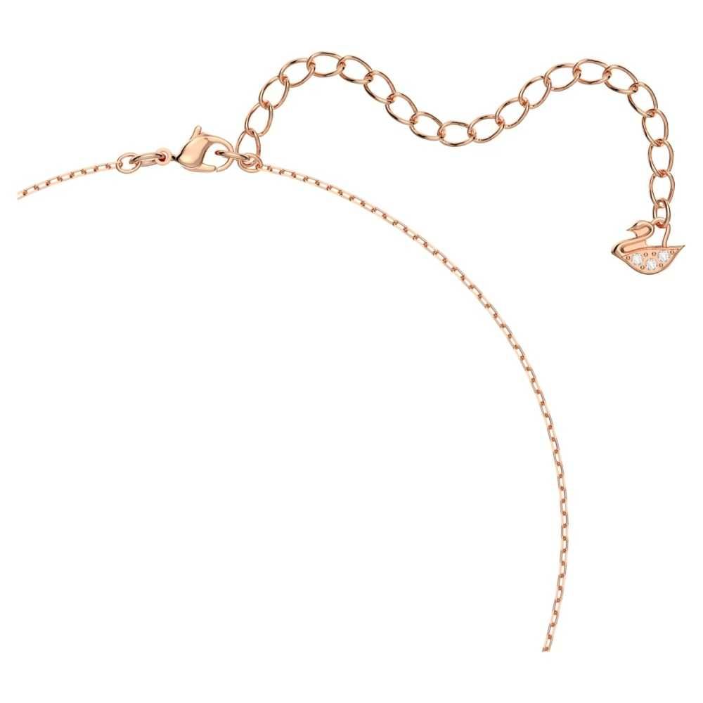Naszyjnik Swarovski - Sparkling DC White, Rose Gold