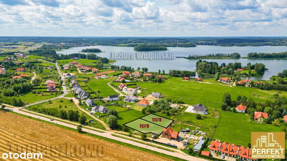 Piękna działka budowlana z terenem zielonym w Tomaszkowie