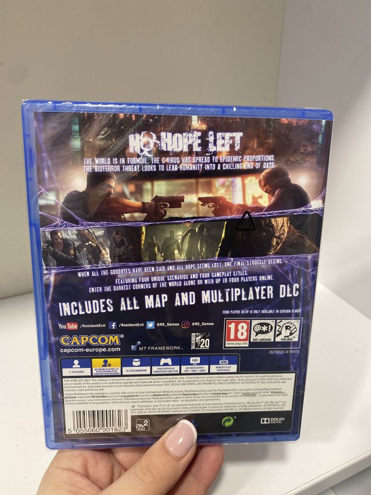 Gra Resident Evil 6 na ps4 NOWA