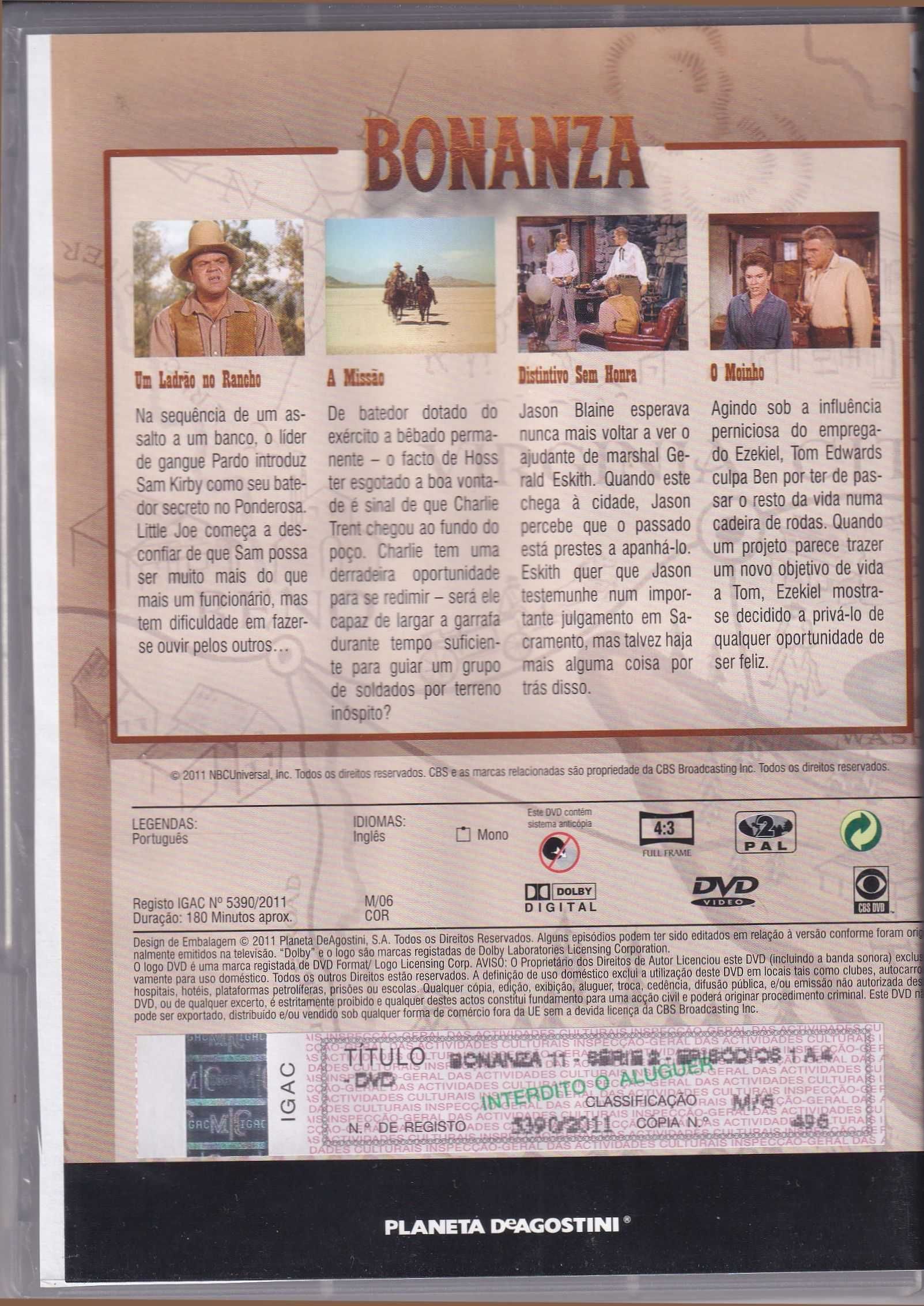 DVD Bonanza - 2.ª série (Ep. 1 a 4)