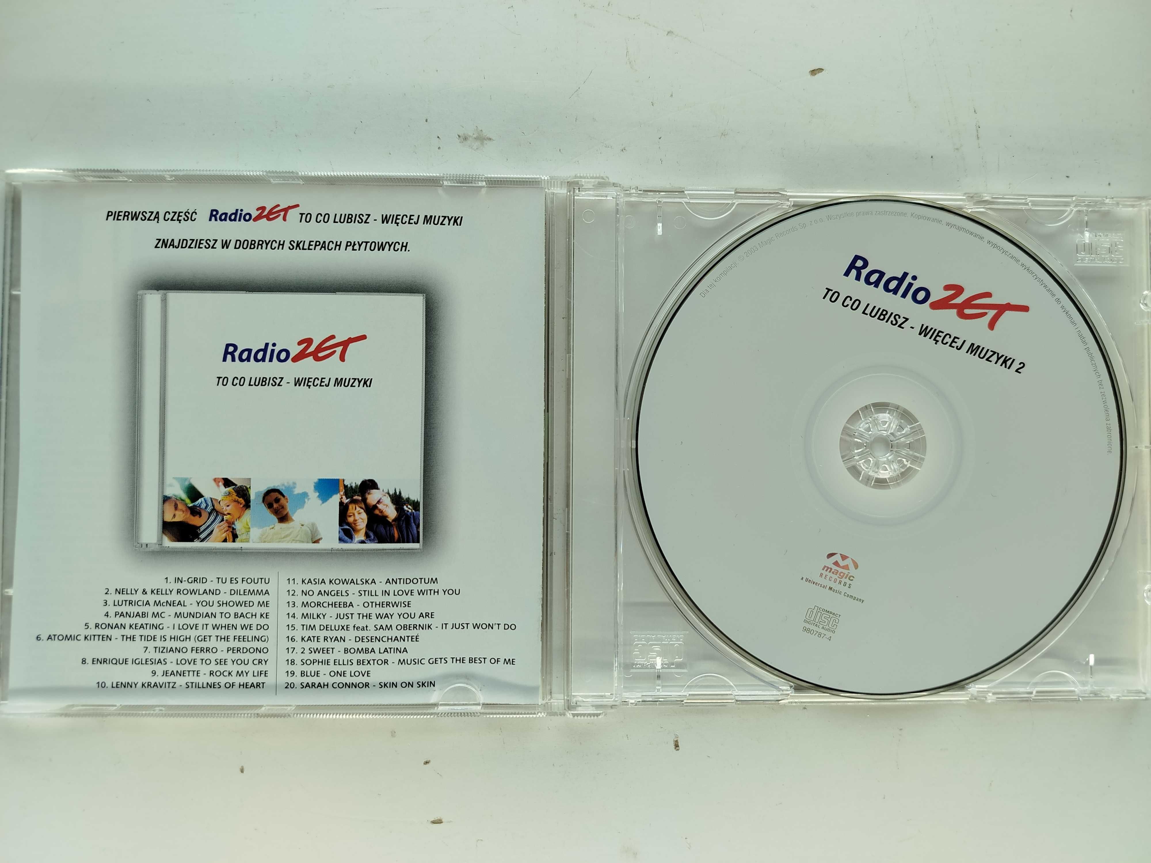 Radio ZET To co lubisz Więcej muzyki 2 In Grid Pausini Kowalska Collin