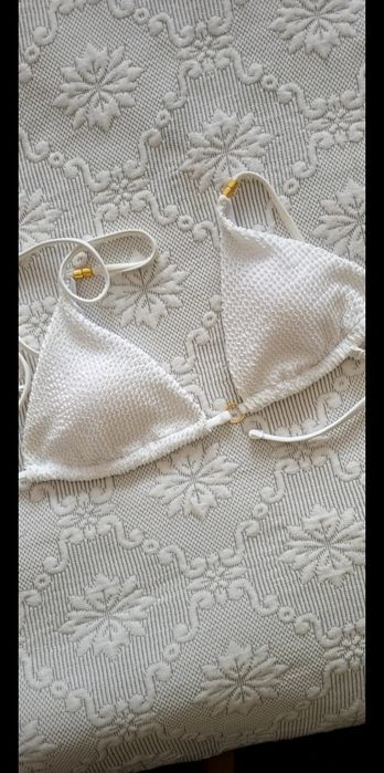 Top biquini triangular