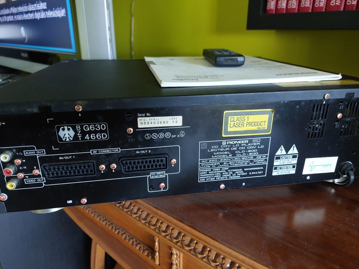Pioneer CLD 800 [Sistema PAL ]  Laser Disc