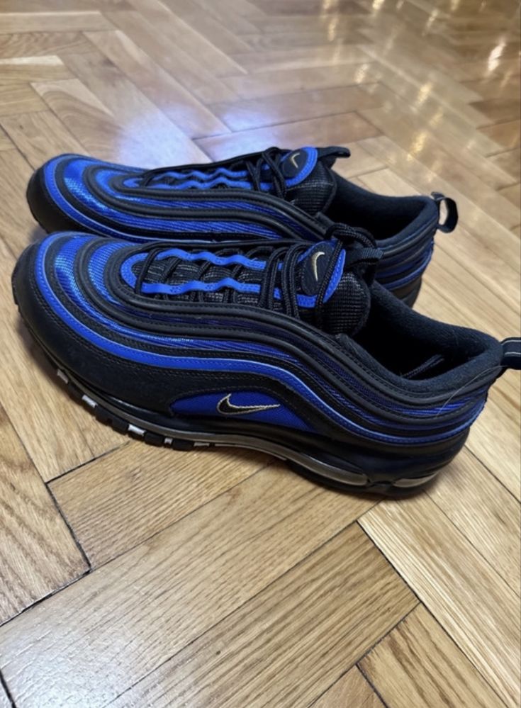 Air max 97 czarny/złoty/granatowy