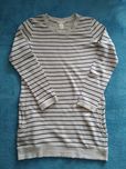 H&M Bawełniana dresowa sukienka z długim rękawem rozm. 170cm/M-L