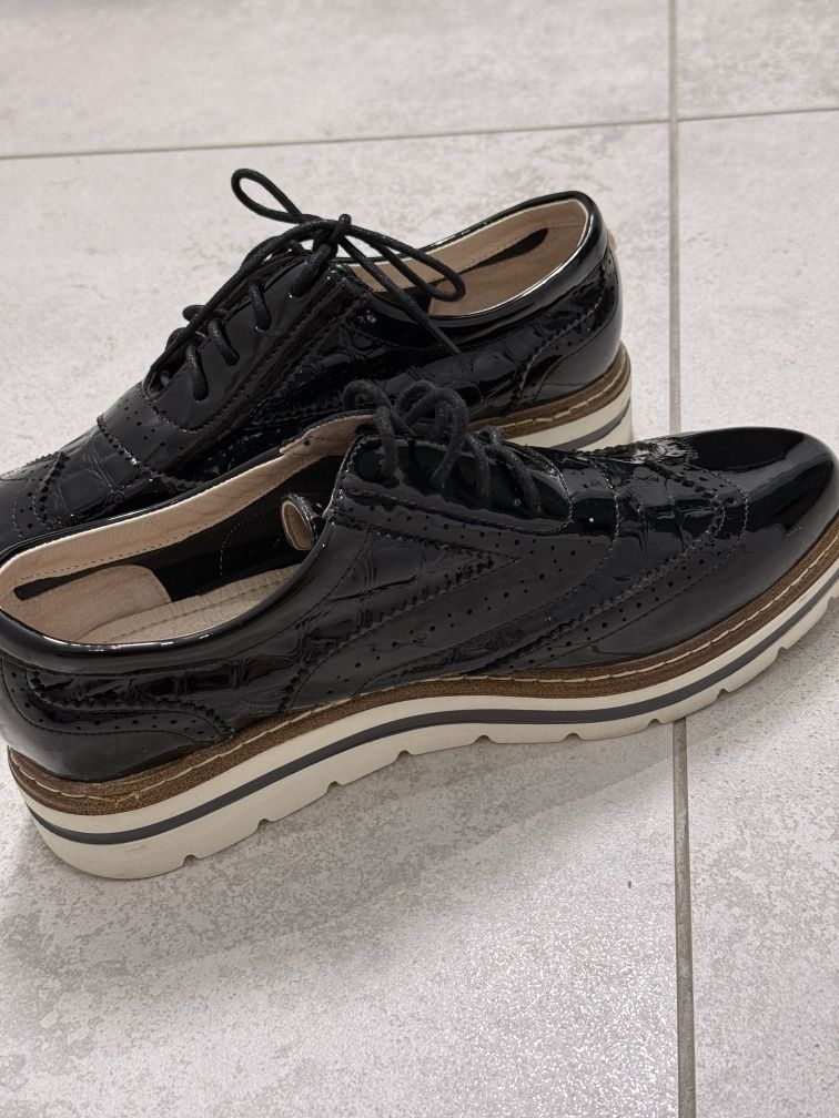 Czarne Buty damskie 39