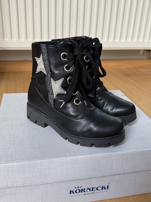 Buty zimowe, kozaki, Kornecki rozm 31, wkładka 21cm