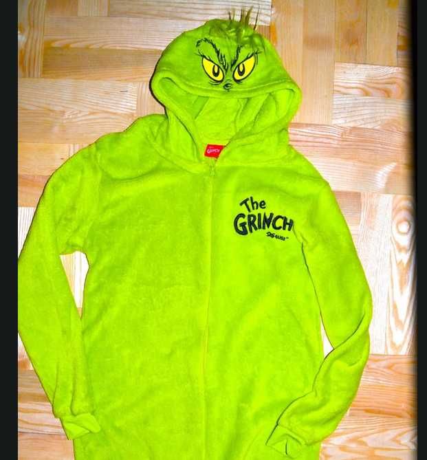 The Grinch polarowy strój przebranie piżama M/L