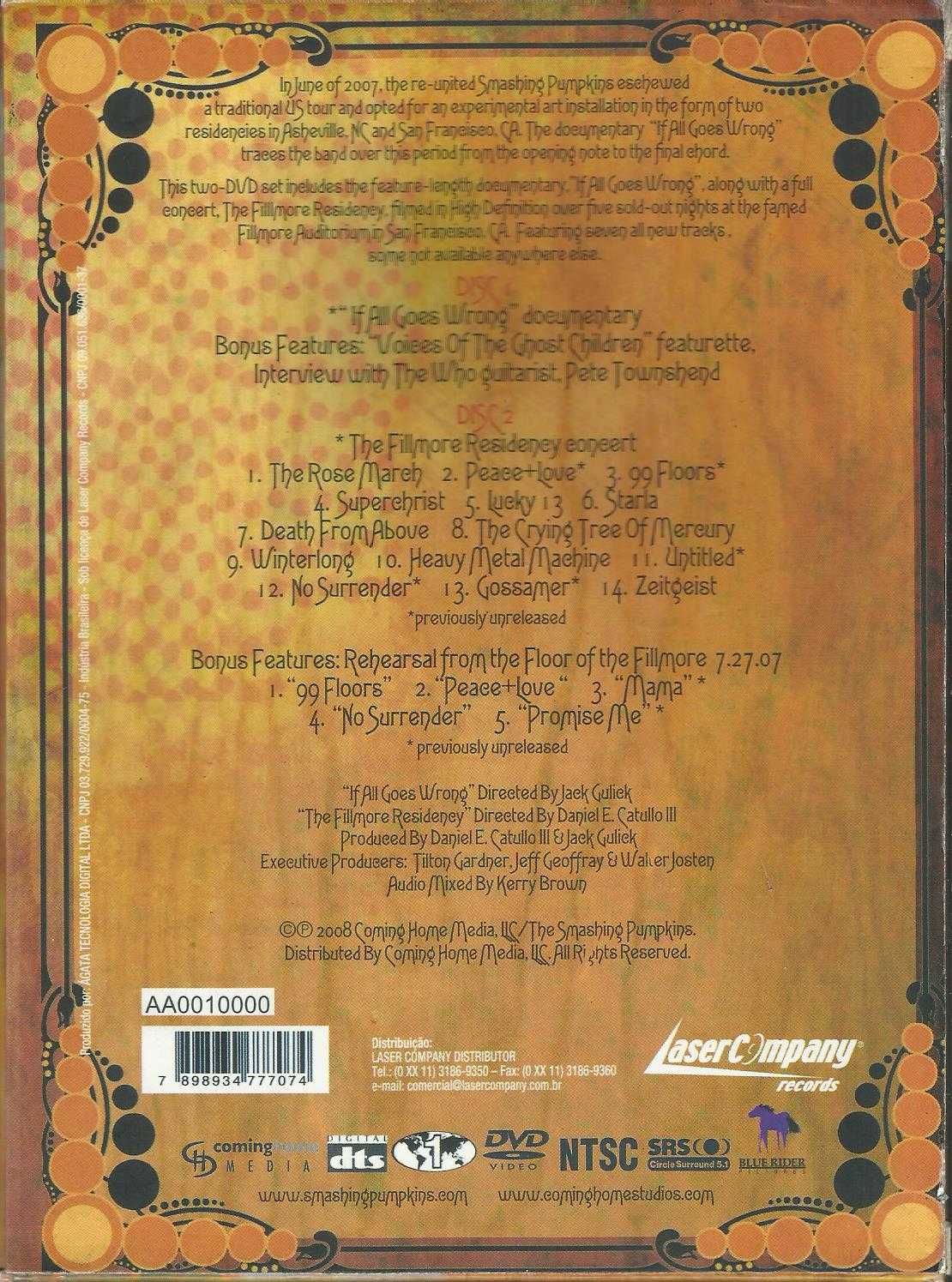 Smashing Pumpkins - If All Goes Wrong (2 DVD)