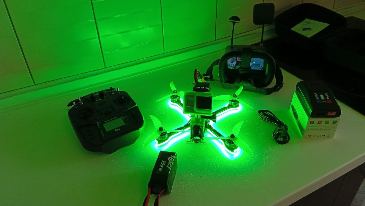 FPV комплект Iflight 5" (окуляри, пульт, дрон)