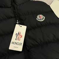 НОВЫЙ СЕЗОН муржская жилетка Moncler чорна , повномерние  весна-лето