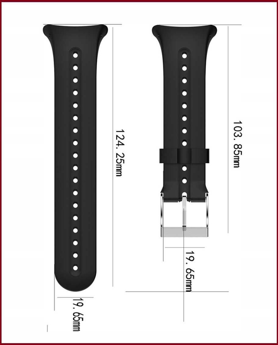 Pasek Do Zegarka Garmin Swim Silikonowy Nowy Z Narzędziami Do Wymiany