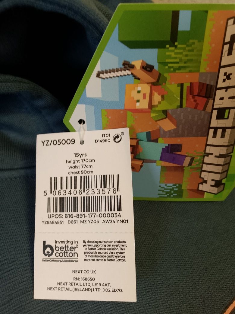 Bluza z kapturem Minecrafta