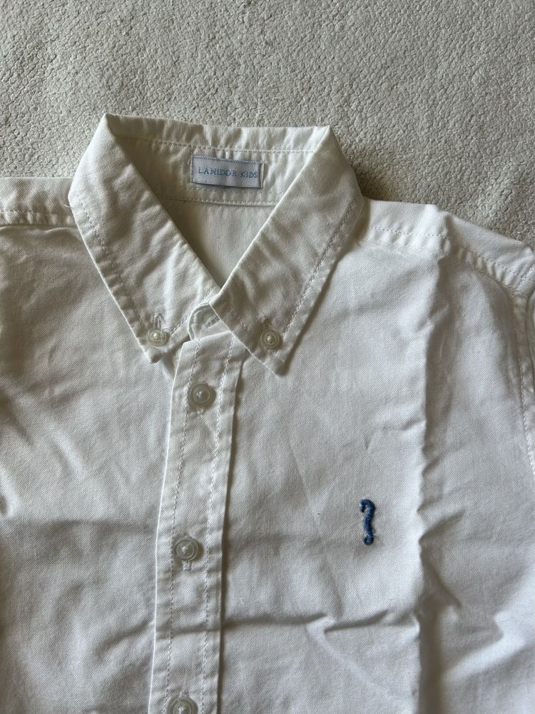 Camisa Lanidor, branca, 4 anos