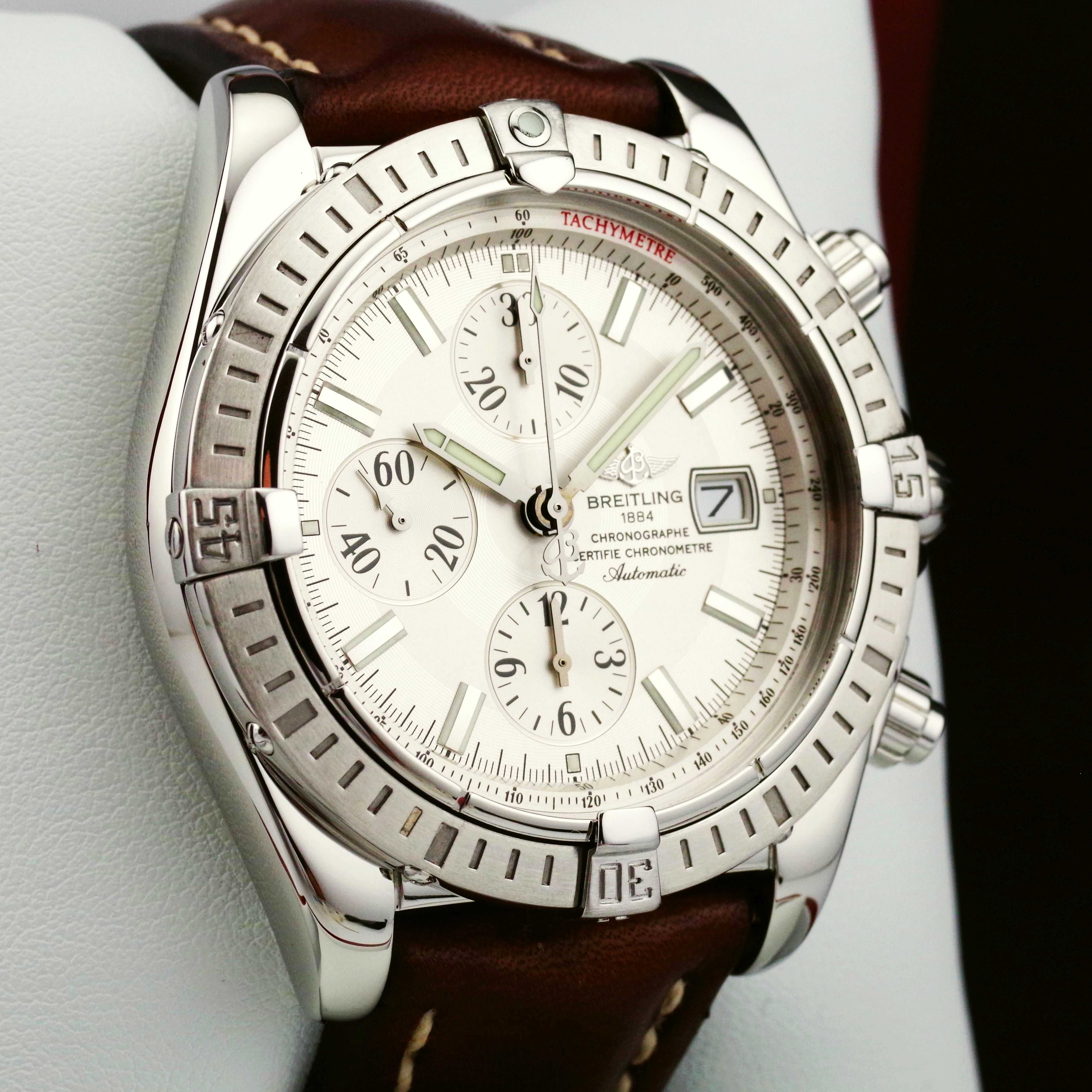 BREITLING Chronomat 44 AUTOMATIC Ref. A13356 zegarek męski FULL SET'07