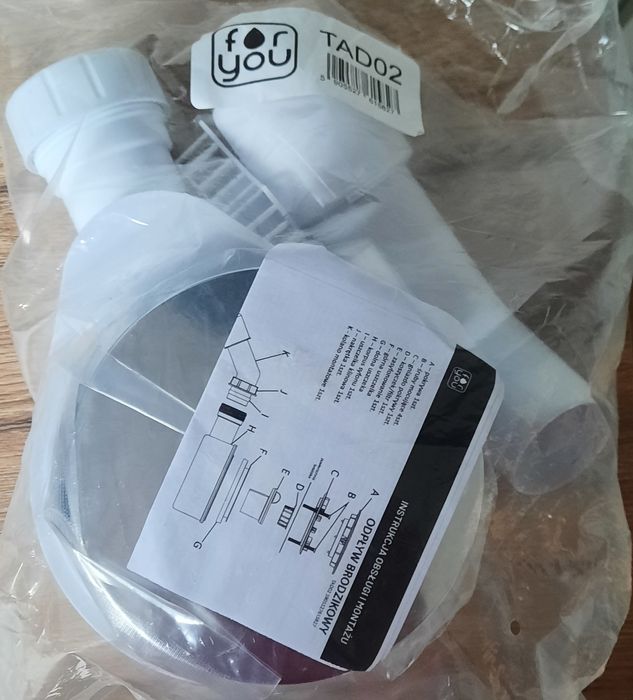 Odpływ brodIkowy niski FI 90