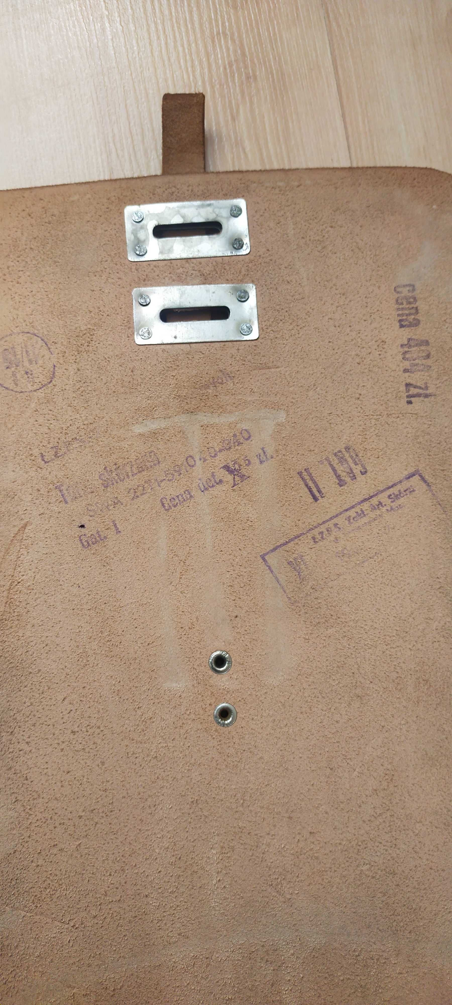 Dwie torby skórzane męskie,skóra cielęca i bydlęca