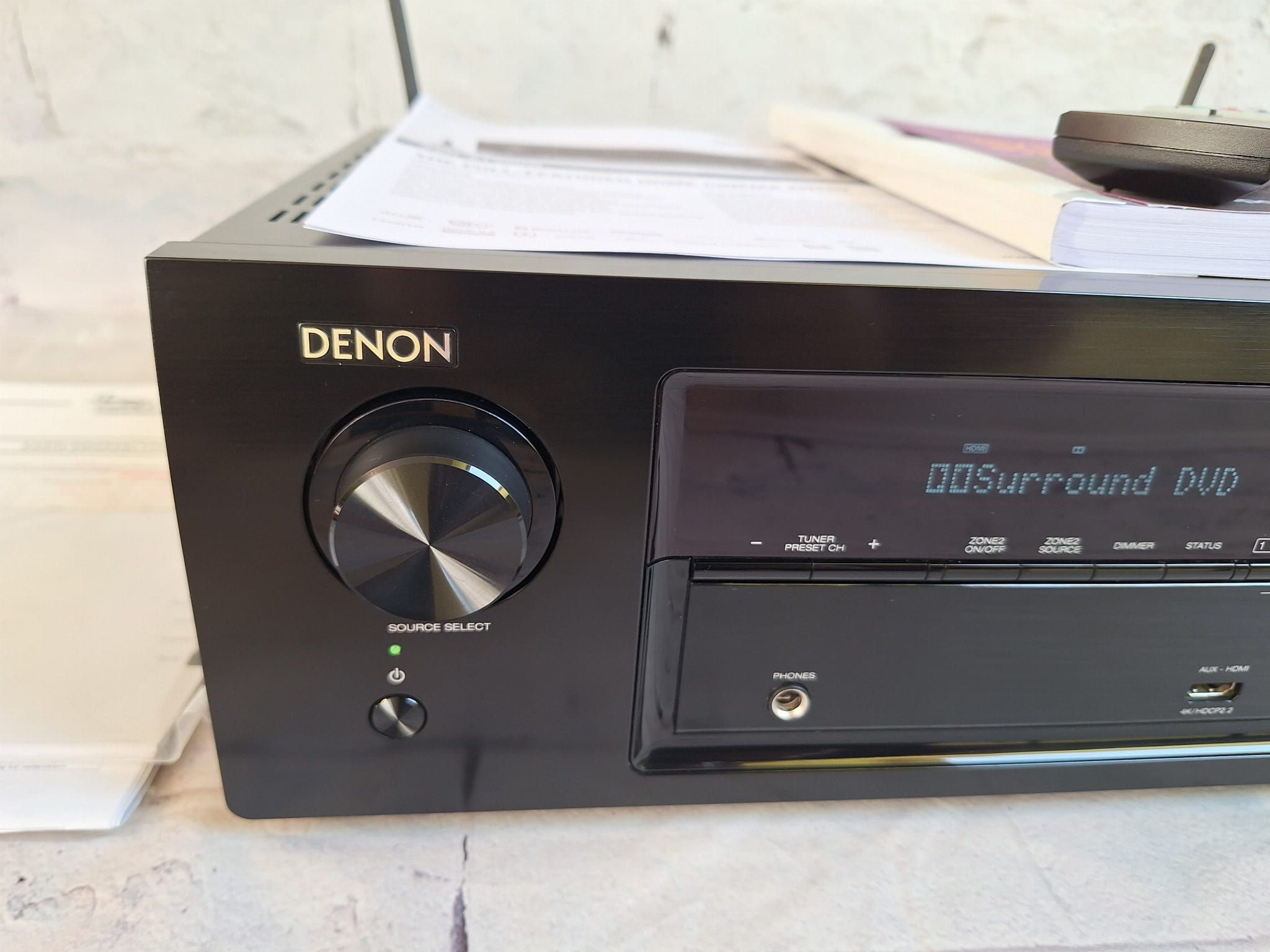Amplituner 7.2 Denon AVR-X1300 Wifi BT 4K60p ARC DSD Atmos
