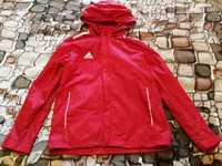 Куртка ветровка червона на дівчинку Adidas,р.152.