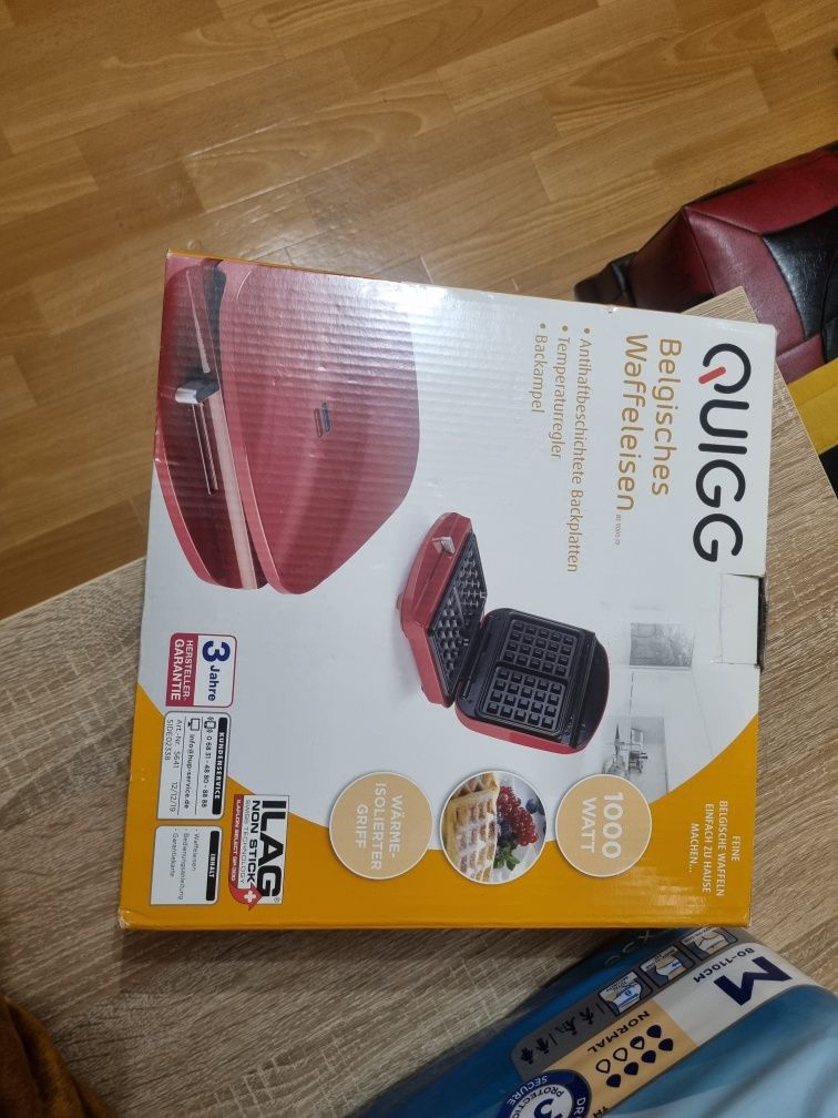 Gofrowbica ,opiekacz Quigg nowa