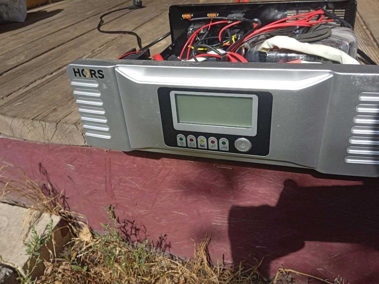ДБЖ+Стабілізатор 1кВт (пік 1,6)  HORS (UPS з AVR), правильна синусоїда