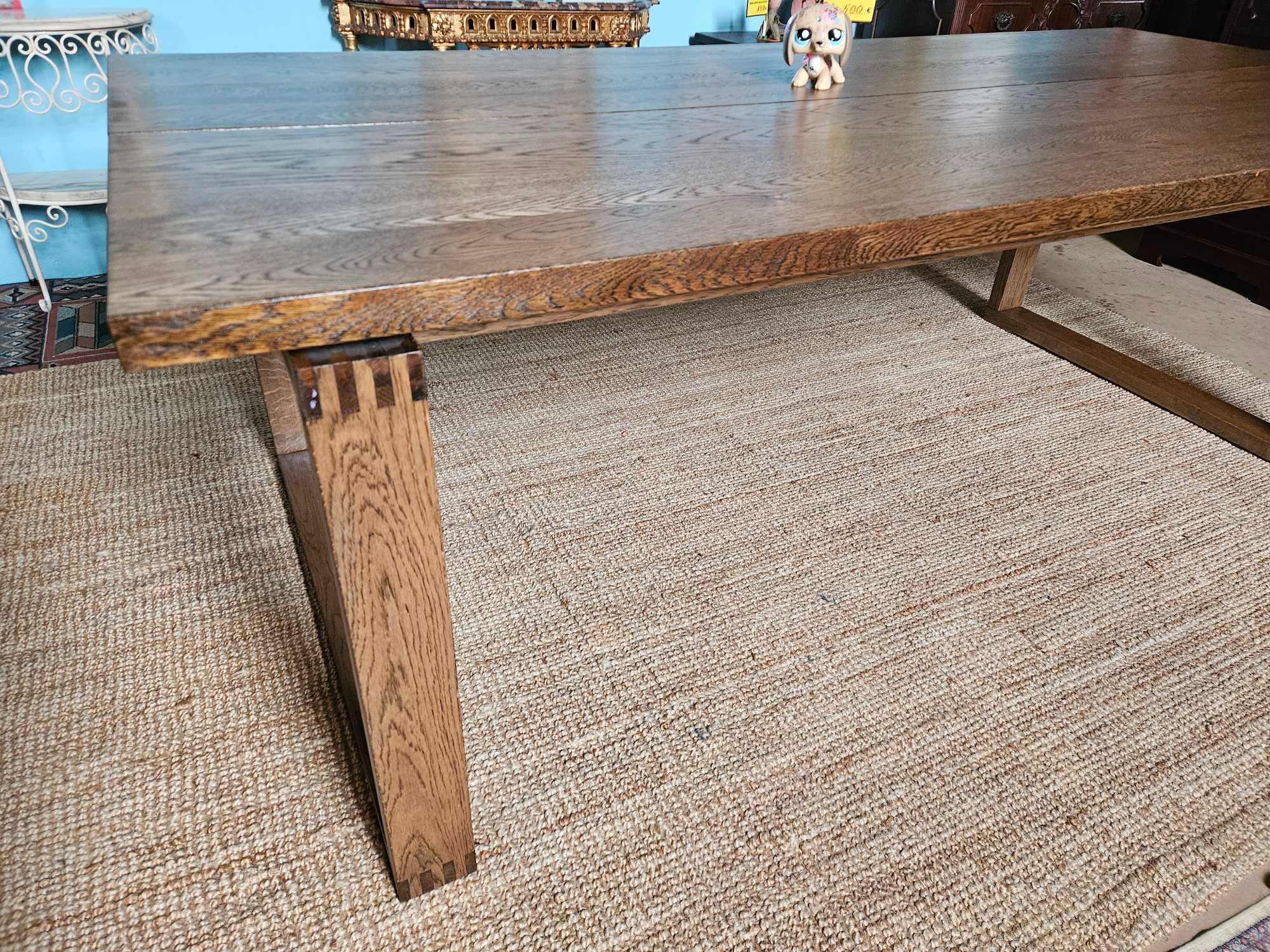 Mesa para sala ou escritório em chapa de carvalho - Sem marcas de uso