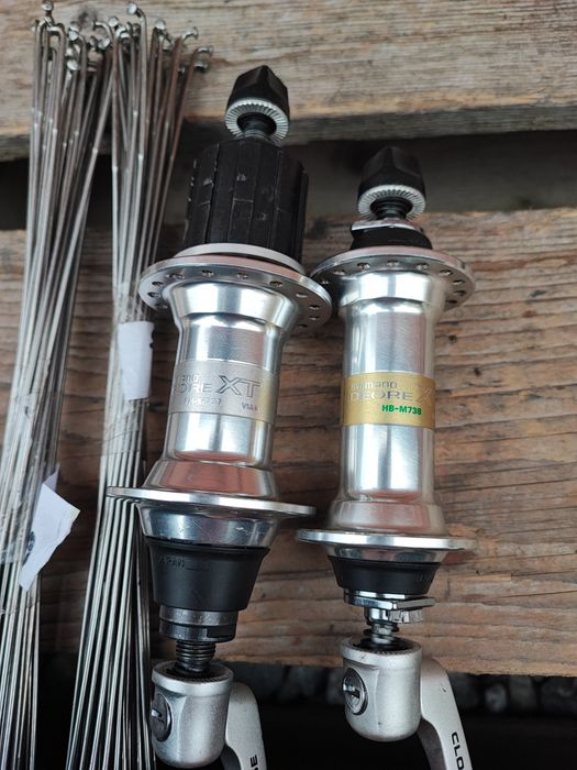 Piasty kół rowerowych Shimano Deore XT Parallax M737 8s Retro MTB