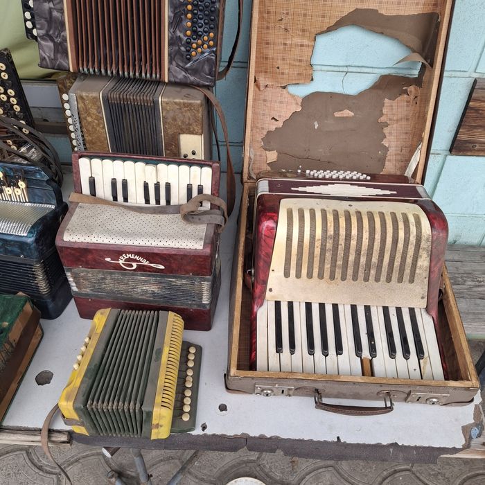 Винтажные баяна СССР