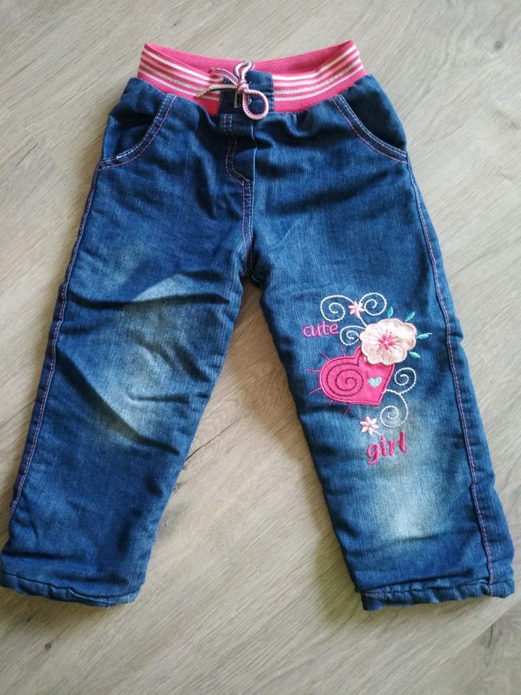 Джинсы, джинси на меху утепленные для девочки