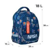 Рюкзак шкільний Kite NASA NS24-700M