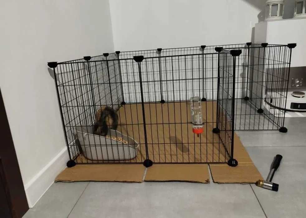 Klatka dla królika świnki morskiej chomika Kojec zagroda 143x73 cm HIT